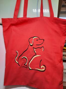 Stickdatei Hund_Katze_Silhouette